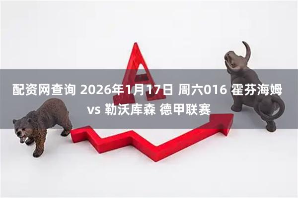配资网查询 2026年1月17日 周六016 霍芬海姆 vs 勒沃库森 德甲联赛